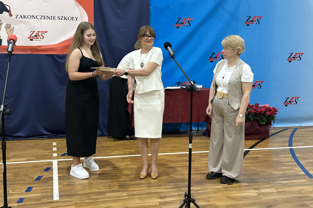 Zakończenie roku szkolnego ZS w Lidzbarku.