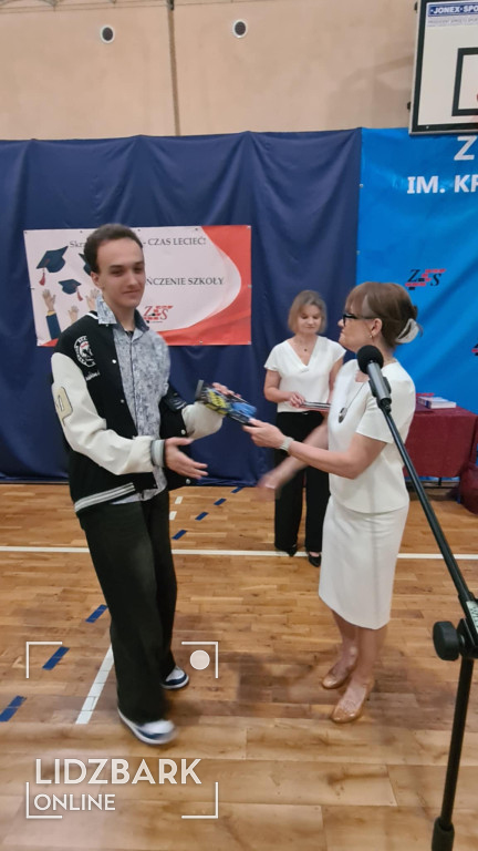 Zakończenie roku szkolnego ZS w Lidzbarku.