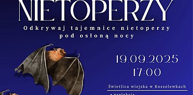 Spotkanie z nietoperzami w Koszelewkach. Zaprasza WPK