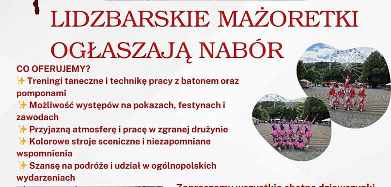 Lidzbarskie Mażoretki ogłaszają nabór!
