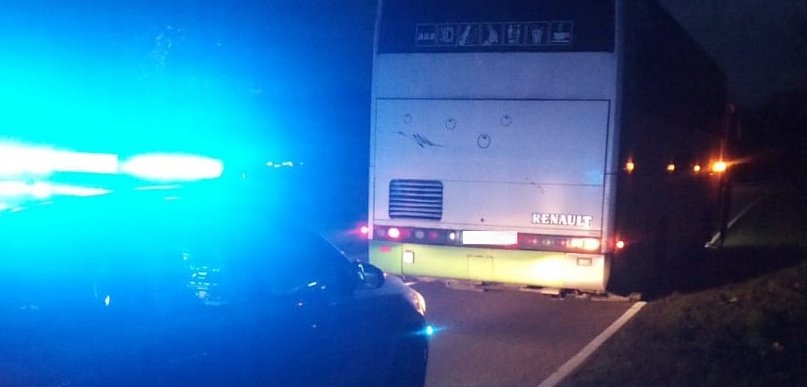 Nietrzeźwy kierowca autobusu.